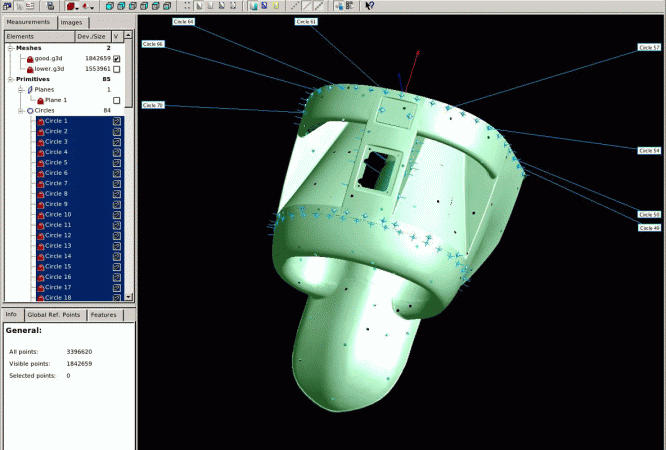 CAD file of Sikorsky S-92 Helicopter filter housing created by Scansite 3D