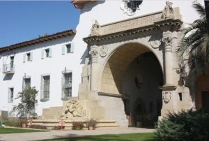 Sculptures, Museums and Cultural Heritage, Santa Barbara County Courthouse entry