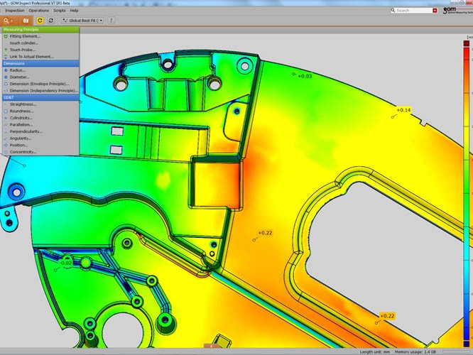 3D Inspection and Analysis of a Controller