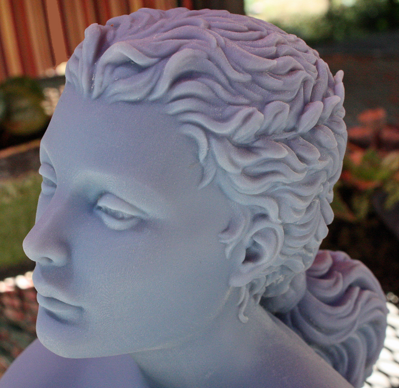 Vero 3D print created from 3D scan data