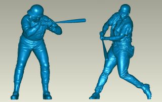 3D scan data used to make the MLB batting championship trophies