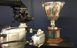 Concours d'Elegance Trophy being 3D scanned using a Breuckmann Stereoscan 3D scanner