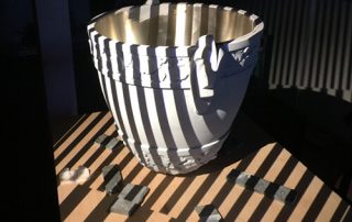Fringe pattern from 3D scanning of the original trophy for the Pebble Beach Concourse d'Elegance