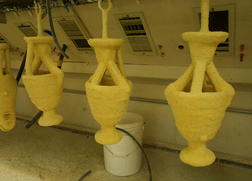 Concours d'Elegance Trophy - molds ready for bronze casting