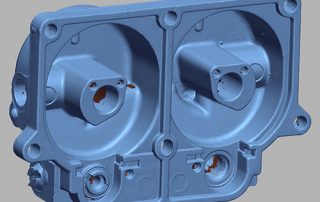 3D scan data of a carburetor part created with a Breuckman Stereoscan 3D scanner
