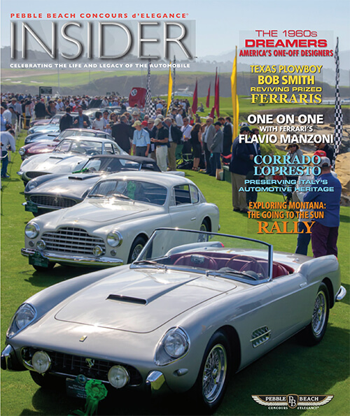 2017 Pebble Beach Concours d'Elegance Insider Magazine featuring the making of the trophy by Scansite 3D